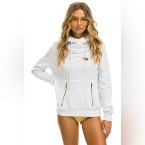 Aviator Nation Ninja Pullover in White